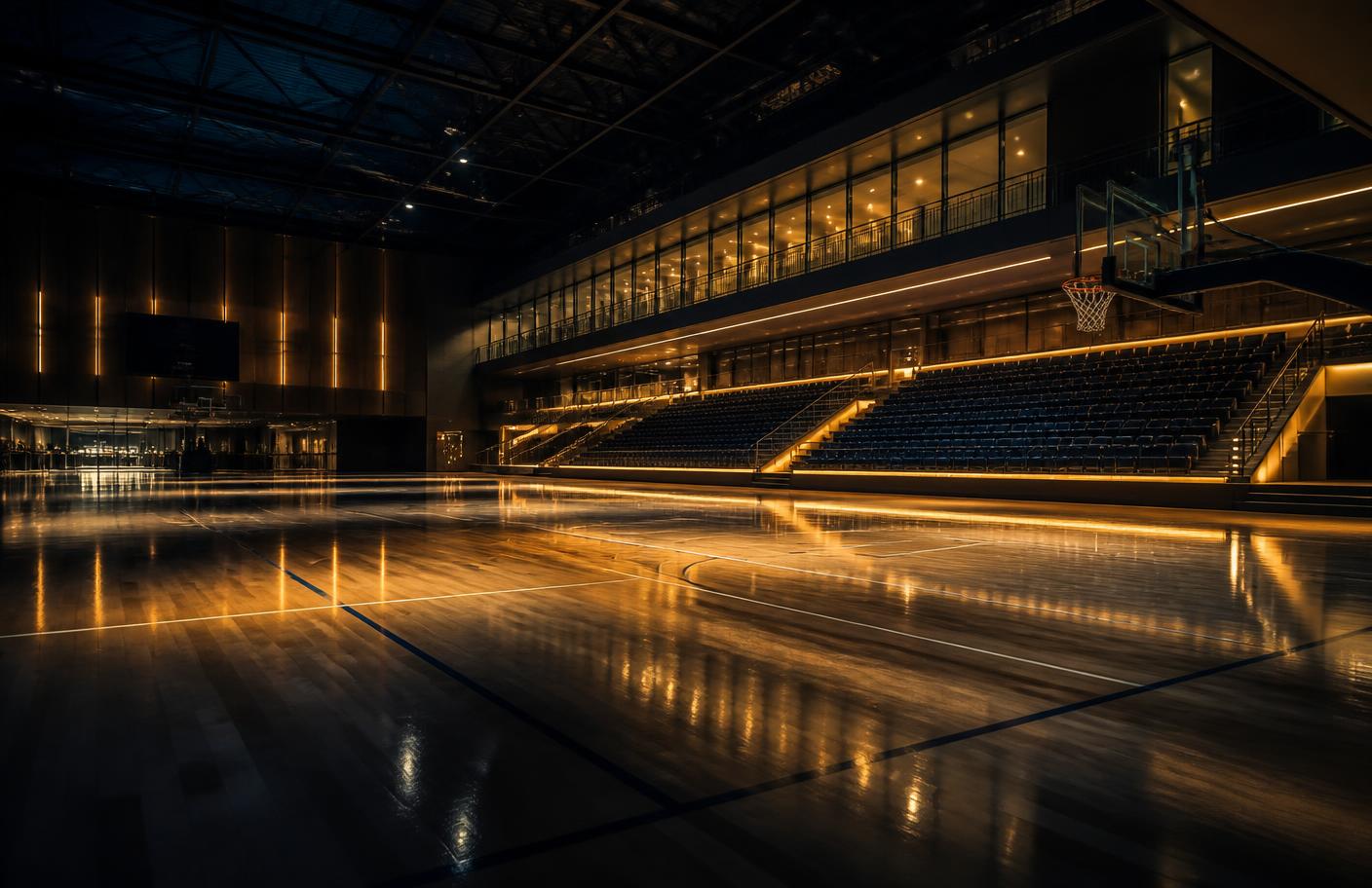 Indoor sports arena
